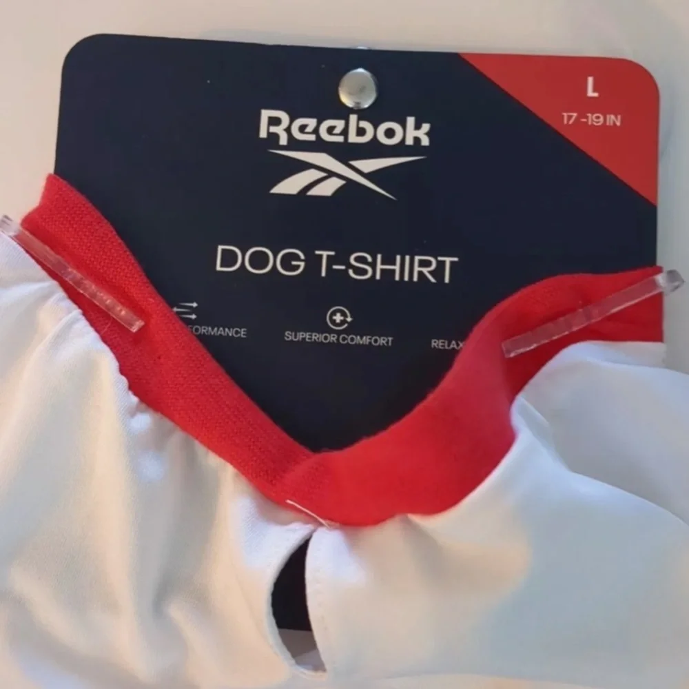 Bundle 2 NWT Reebok Logo Dog Tees L - Picture 13 of 13